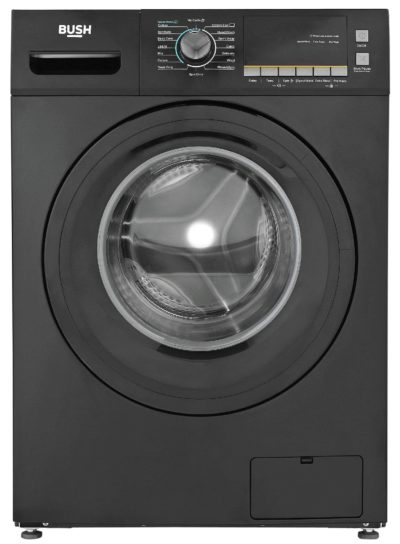 Bush - WMNSX814B 8KG 1400 Spin - Washing Machine - Black